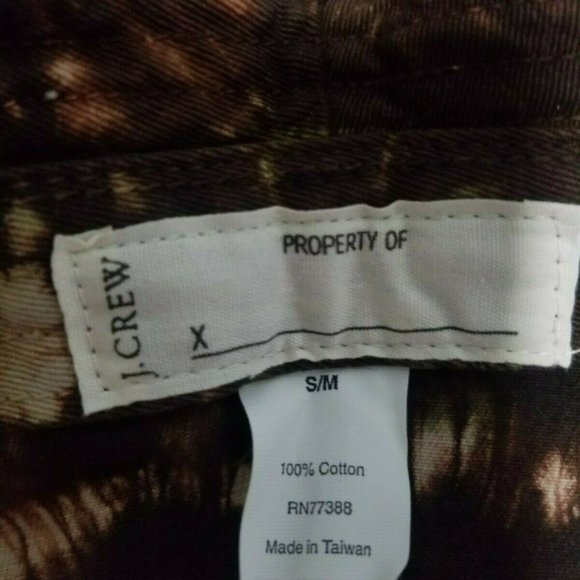 J. Crew Vintage Bucket Crusher Hat Tie Dye NOS NWT Men's Small/Medium - Picture 10 of 11